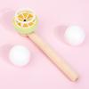 Wooden Floating Ball Blowing Game - Animal/Fruit Theme, Suitable For Children's Lung Capacity Exercise And Hand-Eye Coordination