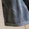 Women's High-Waisted Rolled-Up Denim Shorts - Summer 2022 Collection