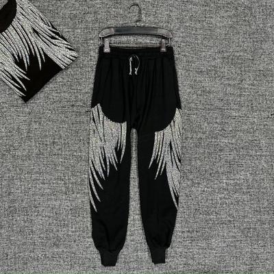 Plus Size Spodnie Harlan z wysokim stanem i dziewięcioma dziesiątymi Letnie damskie spodnie dresowe ze sznurkiem
