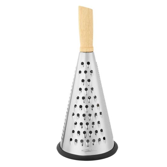 4-Sided Box Cheese Grater Stainless Steel Potato Carrot Shredder Multi-Function Kitchen Tool for Julienne Slicing Zesting