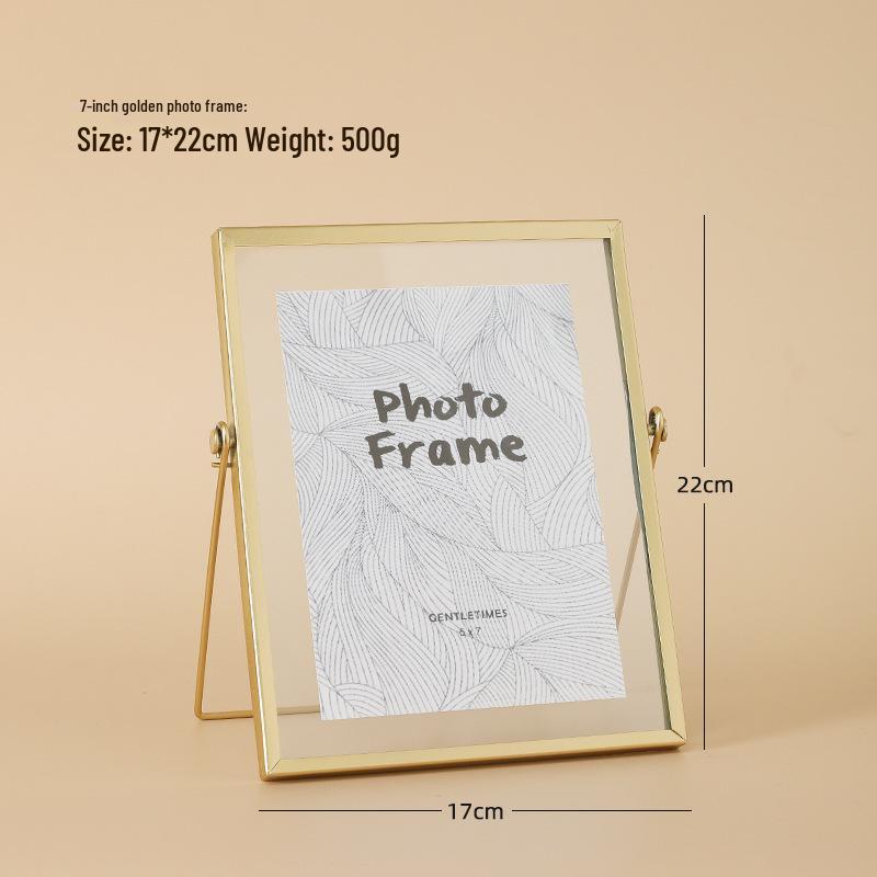 Nordic Creative DIY 3D Dried Flower Frame Kit - Simple Metal & Glass with Glue