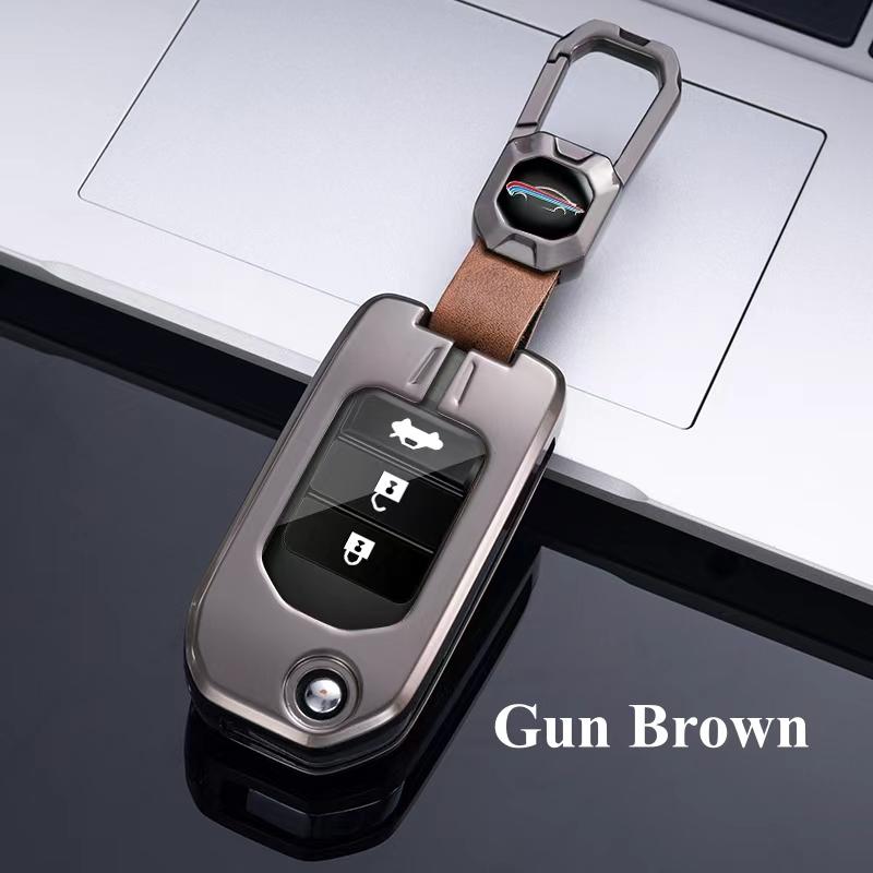 Alloy Zinc Car Remote Key Case Cover Shell For Honda CivicHRV CRV XRV CR-V Crider Odyssey Pilot Fit Accord Protector Accessories