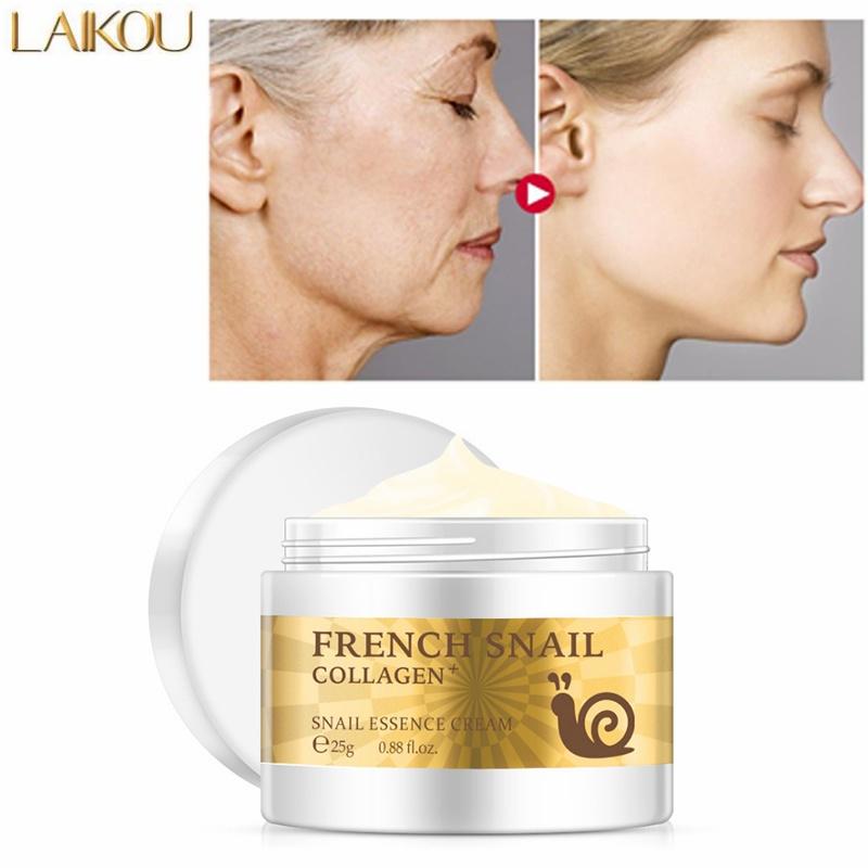 Snail Essence Face Cream Hyaluronic Acid Anti-aging Moisturizer Wrinkle Firming Snail Care