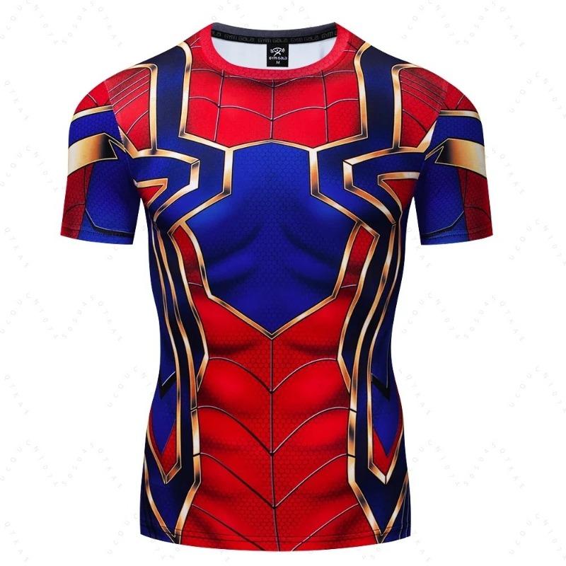 2026 Summer Children's T-shirt - Marvel Spider-Man 3D Print - Sporty and Casual, Breathable and Sweat-Wicking Short Sleeve