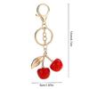 Fashionable Cherrys Sturdy Resin Charm Pendant Elegant Keychain Charm Accessory for Styles Expression Daily Use