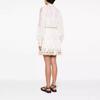 Autumn European and American Popular New Casual Round Neck Lace-up Printed Dress Women
