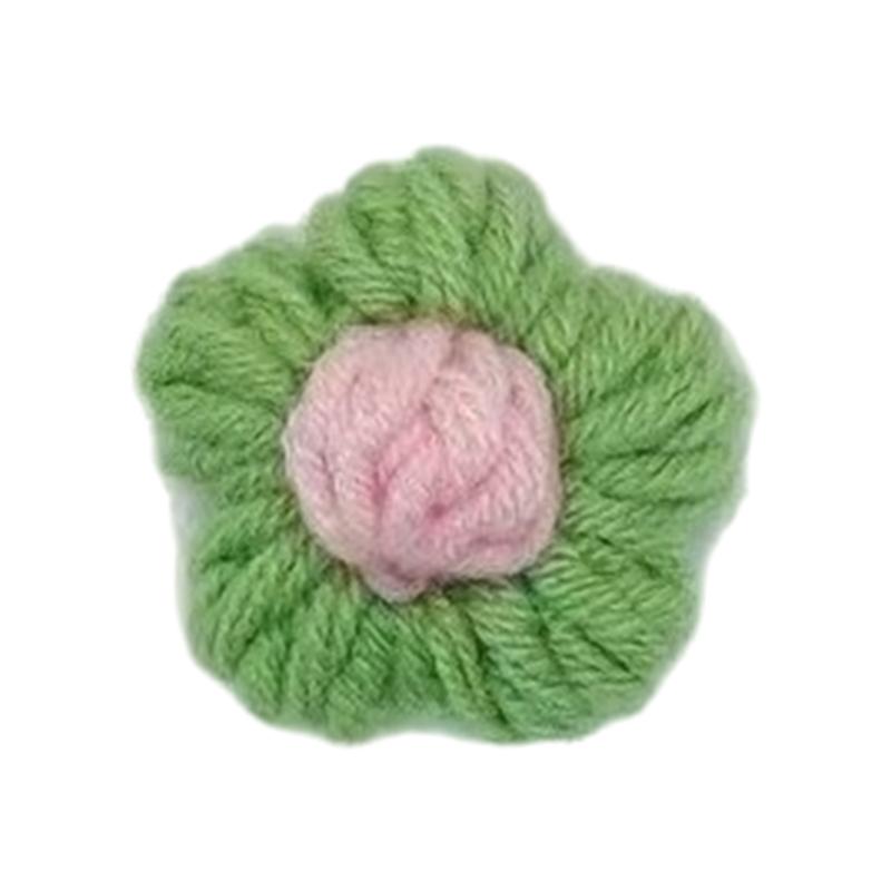 Fashionable Handmade Keychain Accessory Wool Crochted Fruit Pendant Accessories Stylish Women Girls Bag Decoration