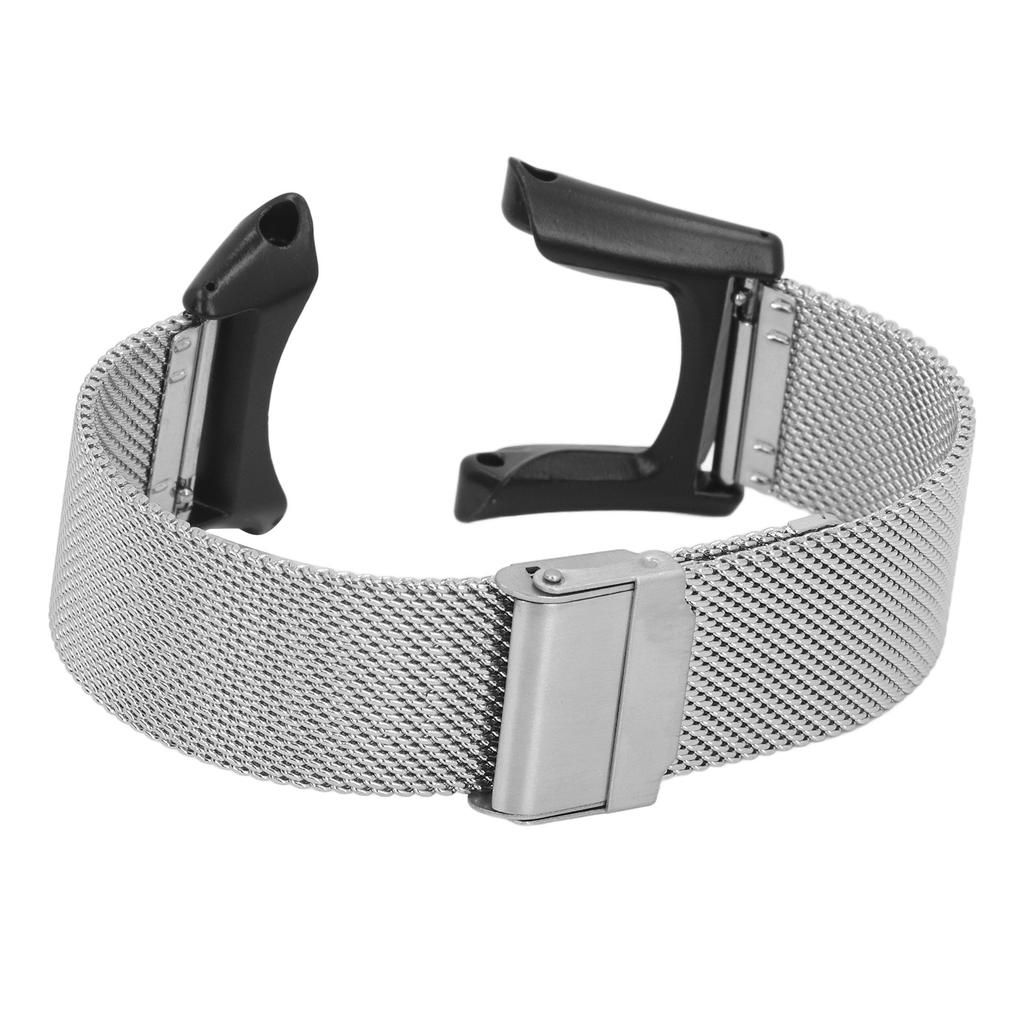 Watch Band Strap Replacement for Ambit 3 Sport 3 Run Stainless Steel Mesh Adjustable Wristband with 2pcs Screwdriver