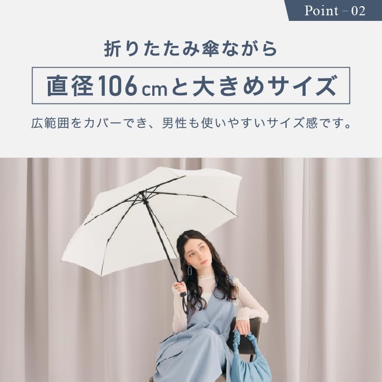 Opening Classic Automatic Folding Umbrella Mini Blue Gray and Rain Umbrella UV Rain Umbrella Folding Umbrella 62cm Rib Length Large Automatic Opening