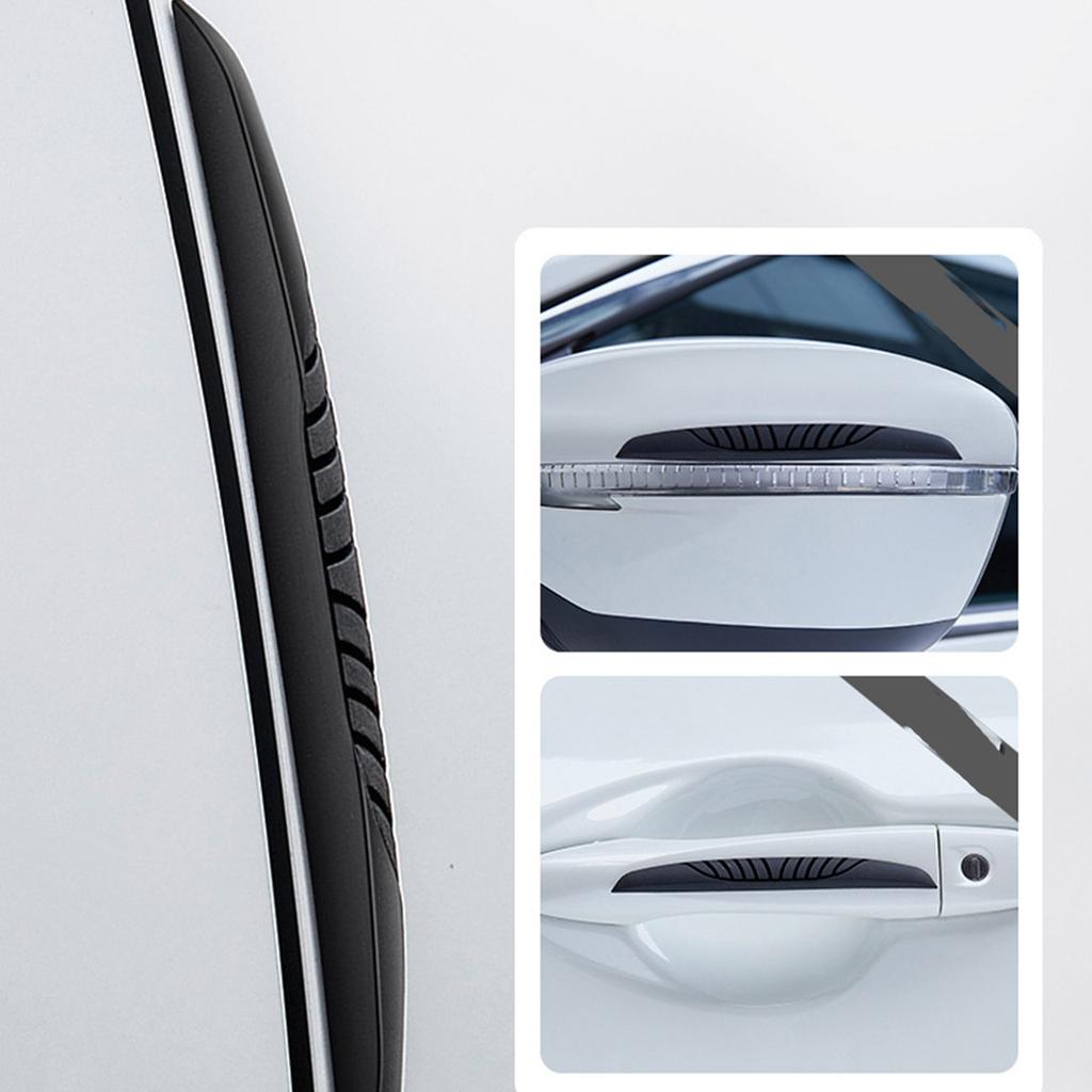 6 Pcs Car Door Edge Guards Glowing Door Protector Door Guard for Scratch Resistance Easy Installation On Any Vehicle