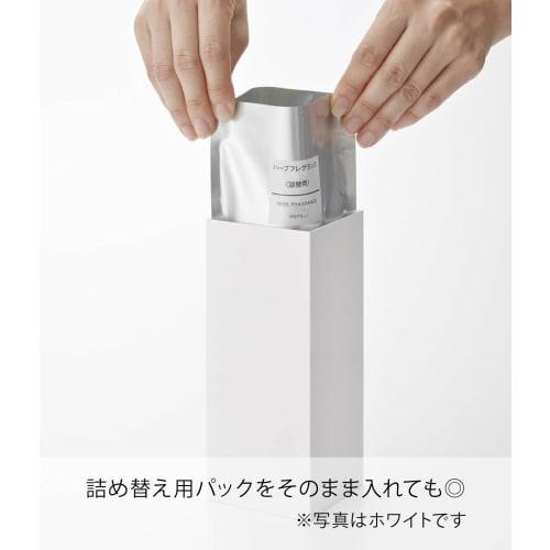 Yamazaki Jitsugyo Two-Way Dispenser, Square, Conditioner, Black, Approx. W7 X D7 X H23cm, Mist, 7894