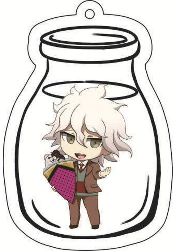 Danganronpa Monokuma, Makoto Naegi & Junko Enoshima Acrylic Keychain Charm Figure