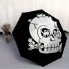 1pc Skull Cats Automatic Open/Close Umbrella, Portable Folding Umbrella for Travel, Themed Events, It Is Suitable As a Gift for Various Festivals, Out