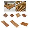 User Friendly Bamboos Raft Coasters for Dining and Workspaces Protecting Front and Elevating Interior Decors