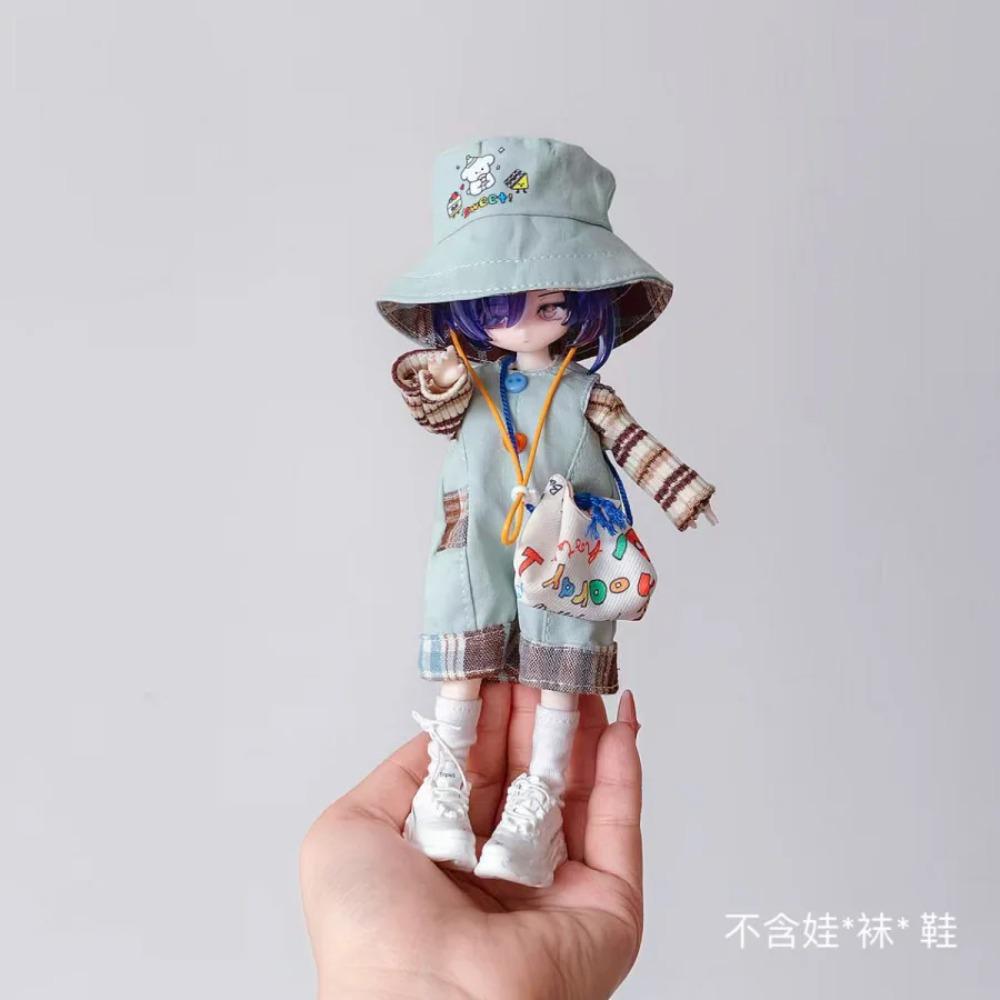 8 Points 12 Points Ob11 Doll Clothes 11-17cm Fit Penny Bonnie Rabbit Asi Body Bjd Doll Outfit Set Decorative Collectibles