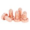 5Pcs Plasma Cutting Torch Nozzle Tip Thickened Brass Plasma Cutter Nozzle Tip for SL60 SL100