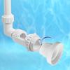1pc Dual Spray Pool Fountain Adapter - Above Ground Swimming Pool Accessory with Durable ABS Material, Easy Installation