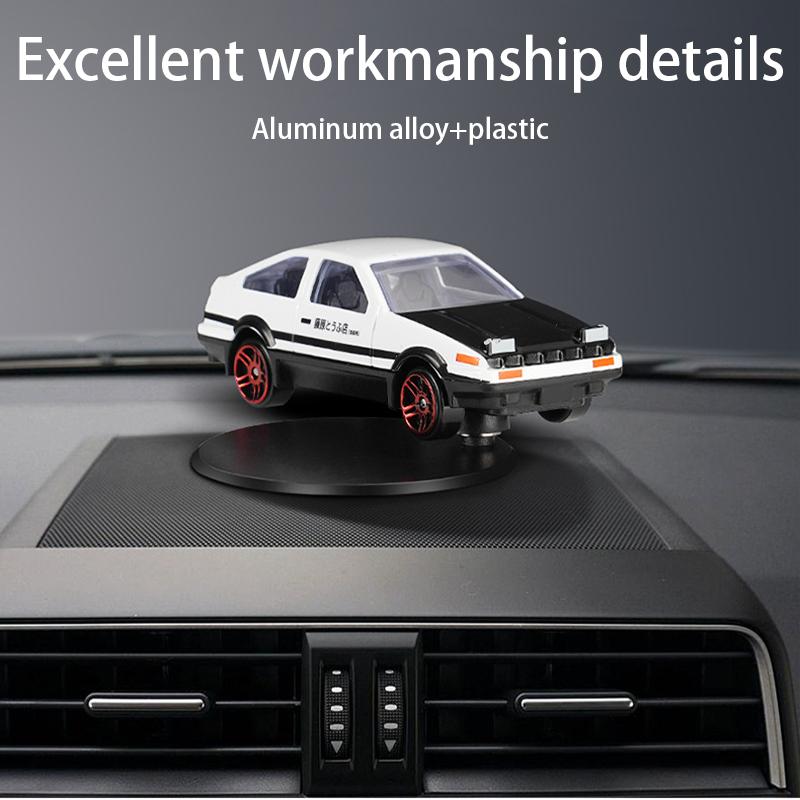 Car Turning Drift Ornament Drifting AE68 Car Ornament Fun Decoration of Car Center Console McQu Beetle Car Model Drift Alloy