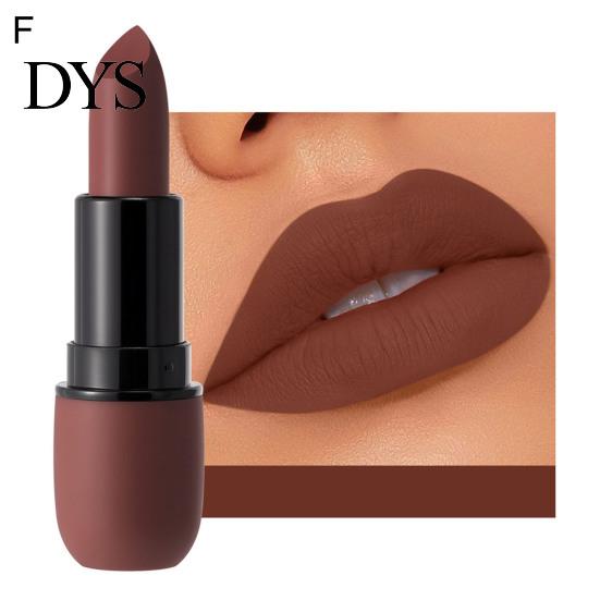 Lip Makeup Lipstick Waterproof Non-stick Cup Smudge-resistant Non-caked Anti-fade Matte Texture Long Duration Velvet Cosmetic Supply