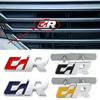 7x2.8cm Car Front Grille Emblem Rear Trunk Sticker for Volkswagen VW R SRacing Badge SR32 SR36 BORA GOLF JETTA MK4 PASSAT Polo ZK7