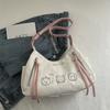 Wide Shoulder Strap Cartoon Shoulder Bag Korean Style Underarm Bag PU Leather Crossbody Bag  Women