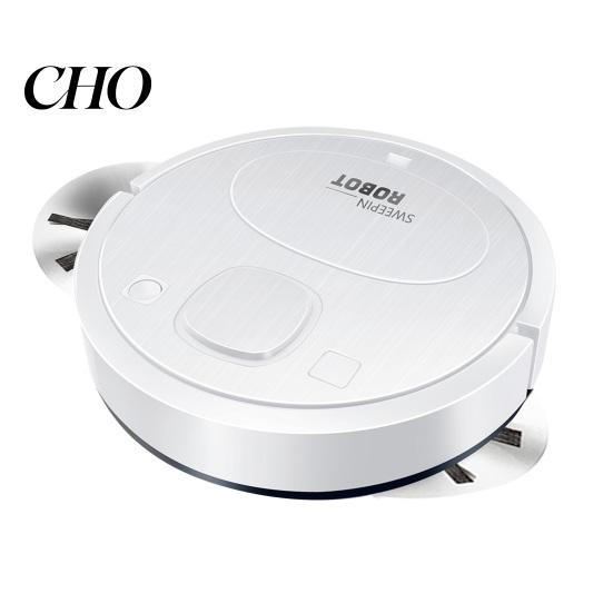 Quiet Cleaning Robot Sweeping Powerful Low Noise Slim Body Efficient Floor Sweeper Cleaner USB Charging 1200mAh Battery Long-Lasting Vacuum