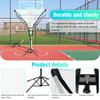 Basketball Rebounder 180° Rotating Track Net Return System Adjustable Shooting Machine Hoop Return & Shootting Shot Trainer