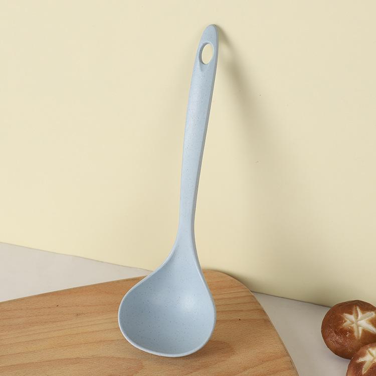 Экологичная суповая и рисовая ложка из пшеничной соломы с ароматом