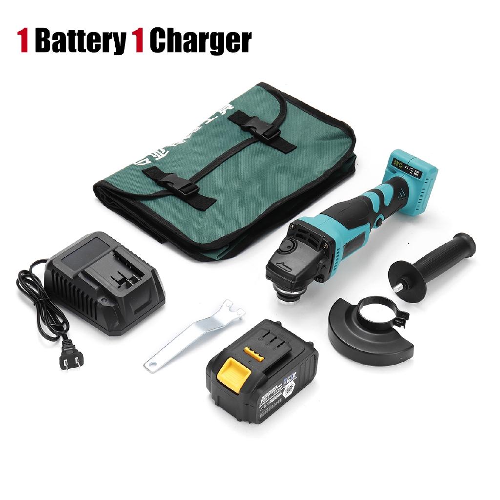 

Электрическая аккумуляторная/бесщеточная угловая шлифмашина Полировальная машина Резка Деревообработка Набор электроинструментов Аккумулятор 20000 мАч 18 В 220 В 1x battery