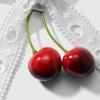 Multipurpose Love Cherrys Bowknot Charm Portable Key Holder for Stylish Women Practical Bag Accessory for Daily Use