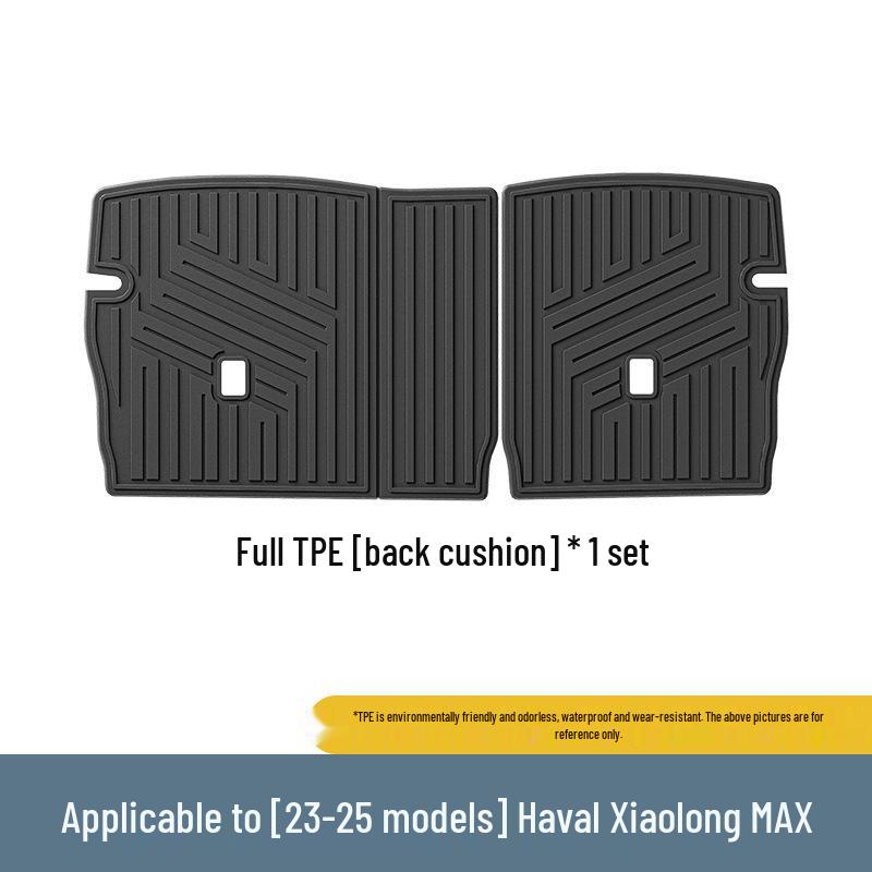 Haval Xiaolong MAX TPE Floor Mats: Compatible with 2023-2025 models, includes seat back and trunk mats.
