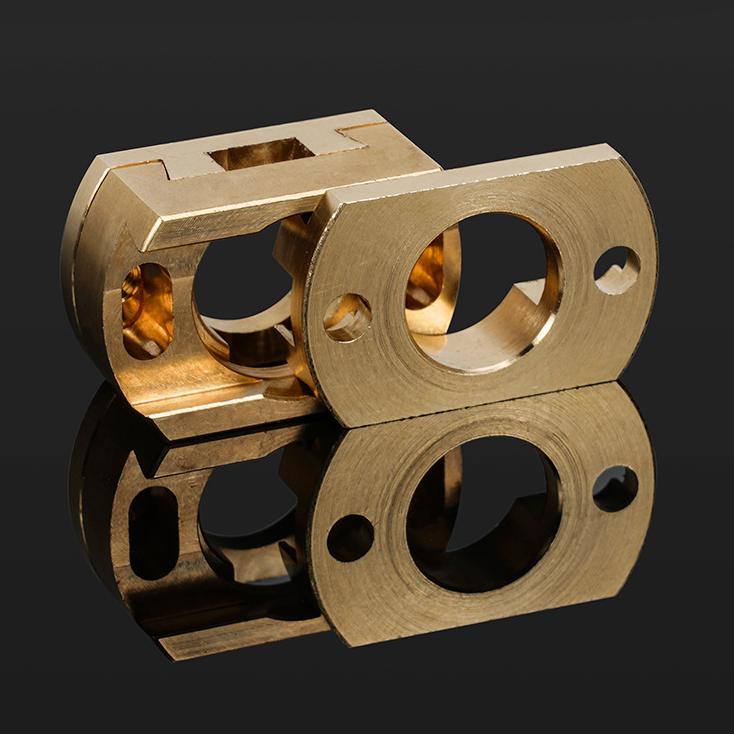 Oldham Coupling Ender 3 V2 Cr10 Cr10S Pro T8 Screw Coupler Z-Axis 8Mm Brass Lead Screw  Bed For 3D Printer Parts