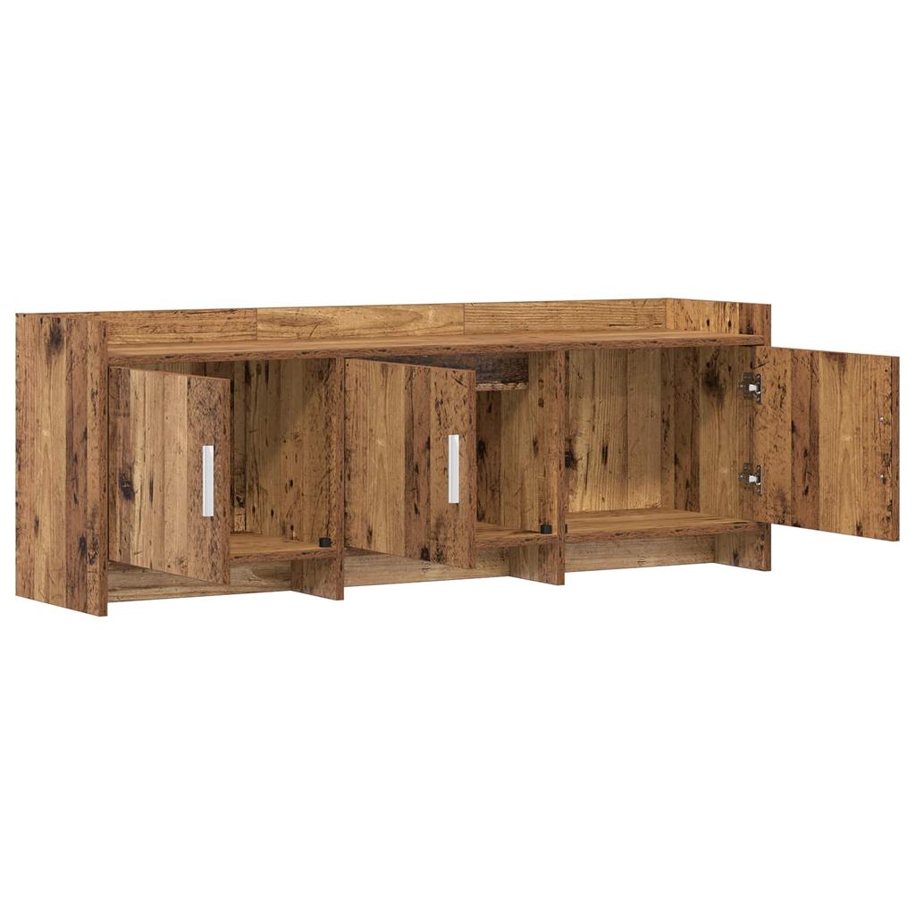 TV Cabinet 130 x 33 x 47 cm Reclaimed Wood Particleboard