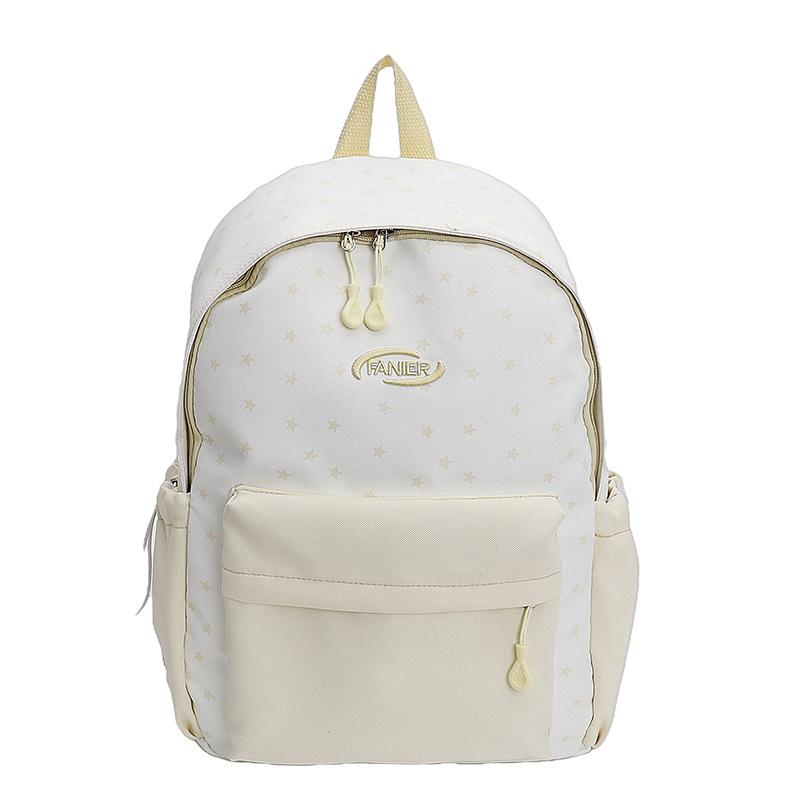 Schoolbag large capacity cute college style schoolbag female Japanese plaid girl small fresh junior high school student backpack