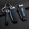 Zinc Alloy Leather Car Remote Key Case Cover for BYD Atto 3 Han EV Dolphin Lied Tang Dm Qin PLUS Song Pro MAX Yuan Accessories