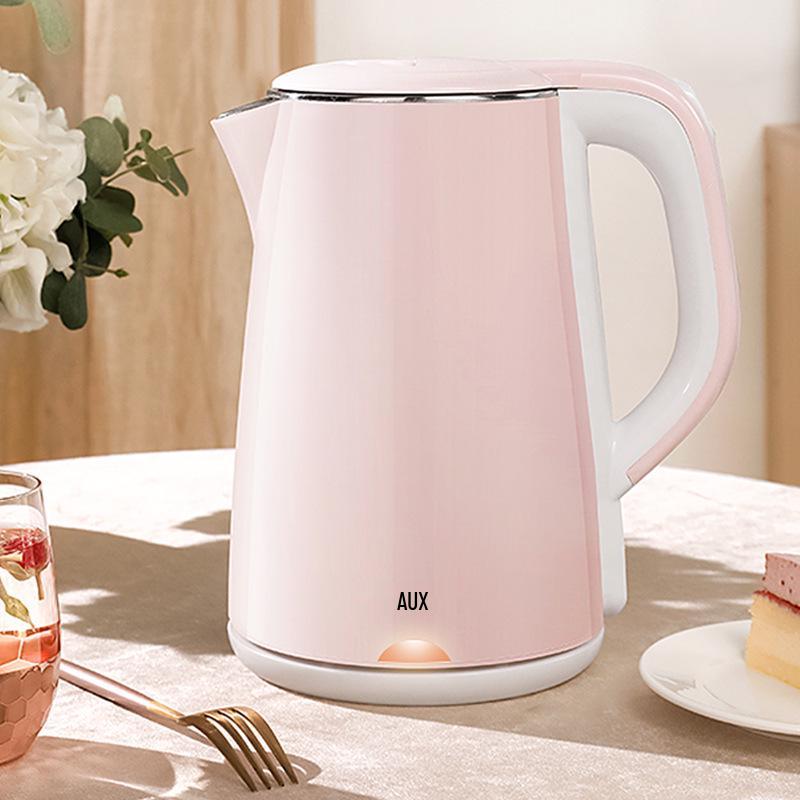 Auxes Insulated Electric Kettle: Large Capacity, Constant Temperature, Fast Heating, Compact for Home and Dorm Use