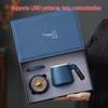 Personal Ceramic Tea Cup with Water Separation - Ideal for Office Use, Business Gifts, and Souvenirs