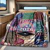 2026 Future Belongs You Graduation Celebration Blanket Personalized Name Soft Comfortable Stylish Blanket Car Blanket Perfect For Travel Camping