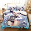 Bedding Set Single Twin Full Queen King Size Bed Set Adult Kid Bedroom Duvet cover Sets Anime parure de lit Bed