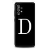 Initial Letter A Z Phone Case For Samsung Galaxy A17 A07 A55 A35 A25 A15 A05 A33  A31 A23 A21s A13 A41 A73 A53 A51 A71 A03 Cover