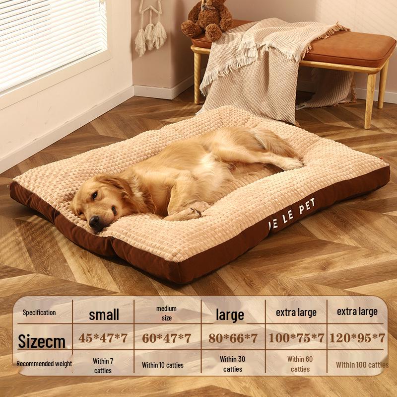 

Four Seasons Washable Dog Bed: Removable Cushion, Large, Warm, Suitable for All Seasons M for Small Dogs/Cats (up to 7 lbs)