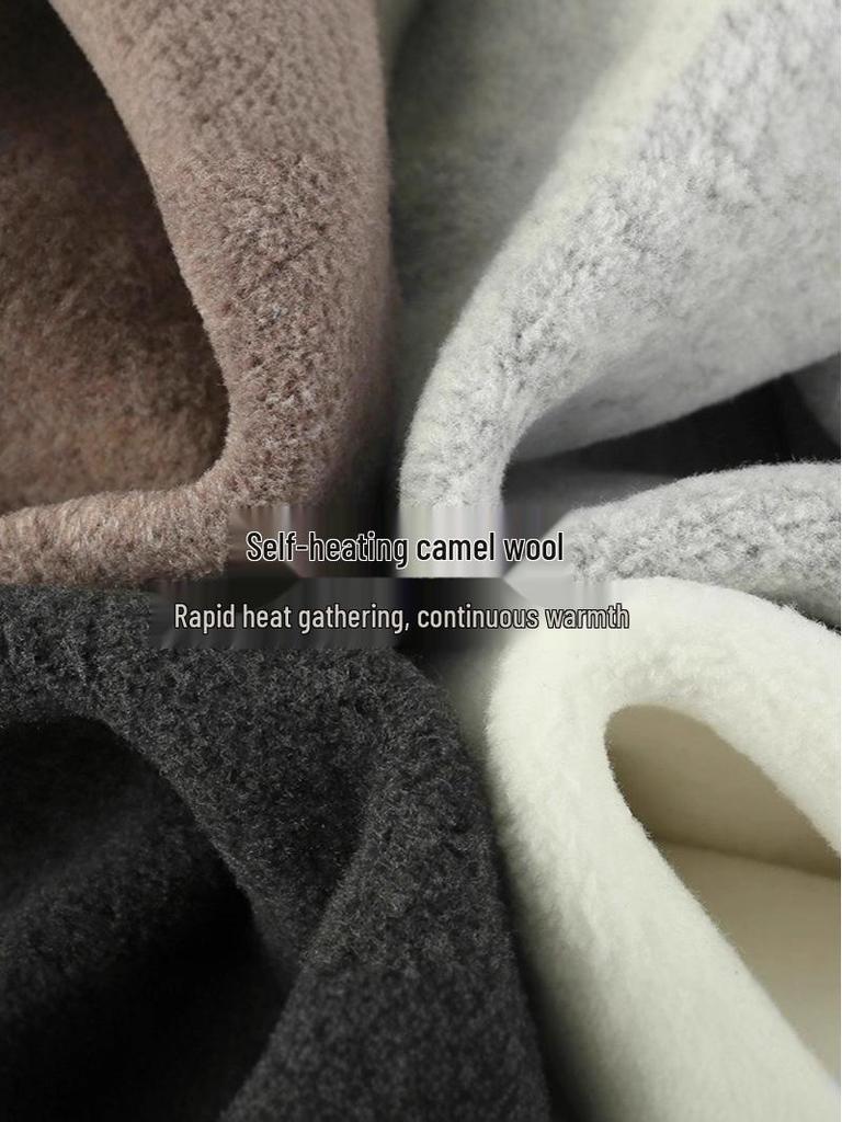 500g Combed Cotton Flannel-Lined Women's Vertical Stripe Leggings, Extra Long Warm Pantyhose for Autumn/Winter – Japanese Style