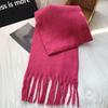 Knitted scarf Thickened warm scarf Women's winter high-end warm scarf Scarf Shawl