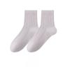 Women's Summer Thin Sweat-absorbing and Odor-proof Mid-calf Socks, Simple Solid Color Mesh Breathable Boneless Socks