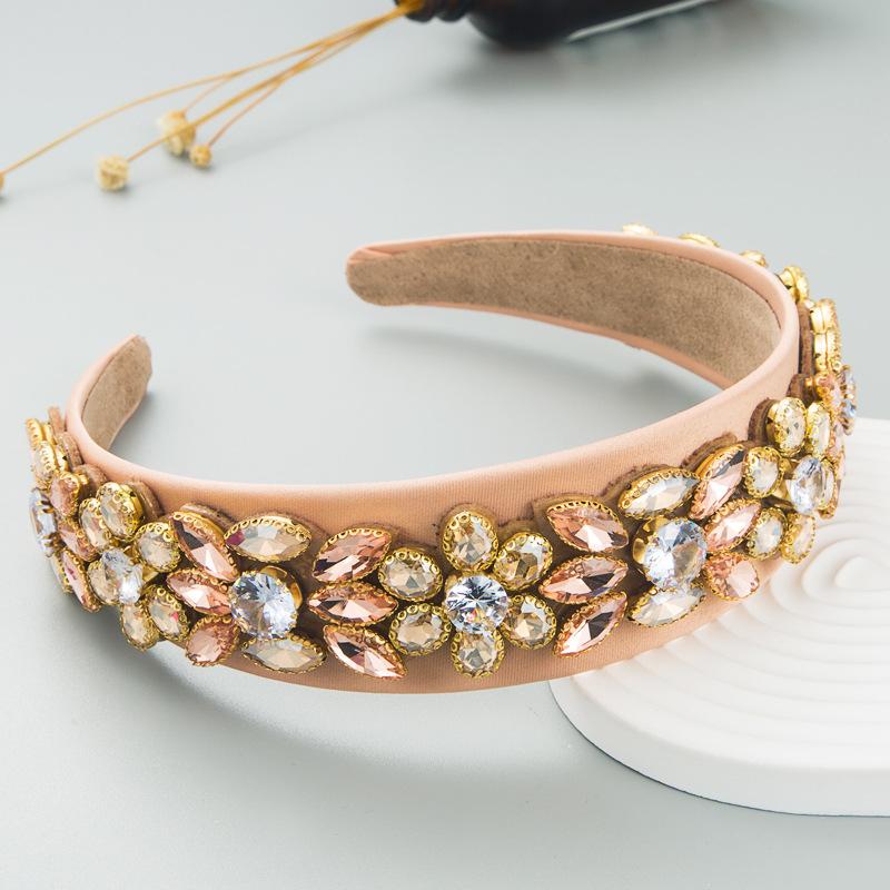 Bentiță de păr pentru femei Retro Baroc Bandă de culoare strălucitoare Grotte Mici Parfumate