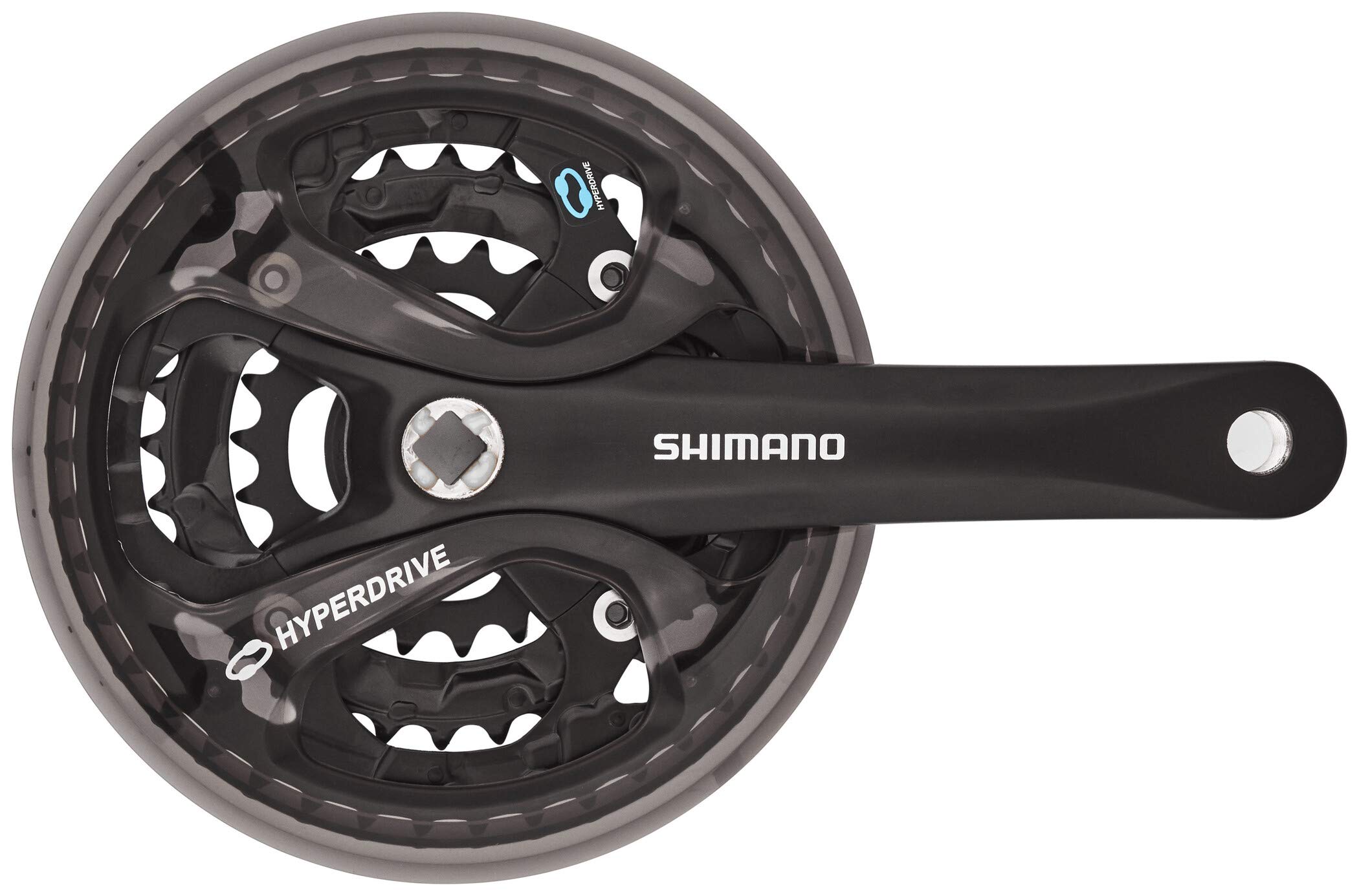 Shimano Black 42x32x22T 170mm with Chain Chain Case EFCM361C222CL FC-M361 8/7S Guard, Compatible, чёрный