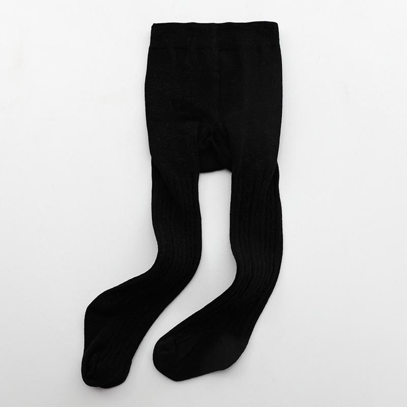 Wiosenne i Jesienne Bawełniane Legginsy Dziecięce: Podkolanówki dla małych dziewczynek - Jednoczęściowa odzież wierzchnia