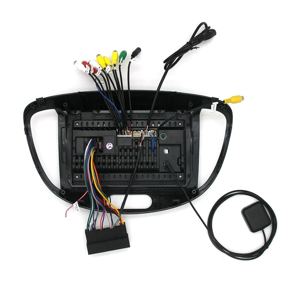 Car radio-Android 15 car stereo GPS navigation system for Hyundai i10 2007-2013, 2+32GB memory, built-in CarPlay and Android Auto, 9-inch car radio.