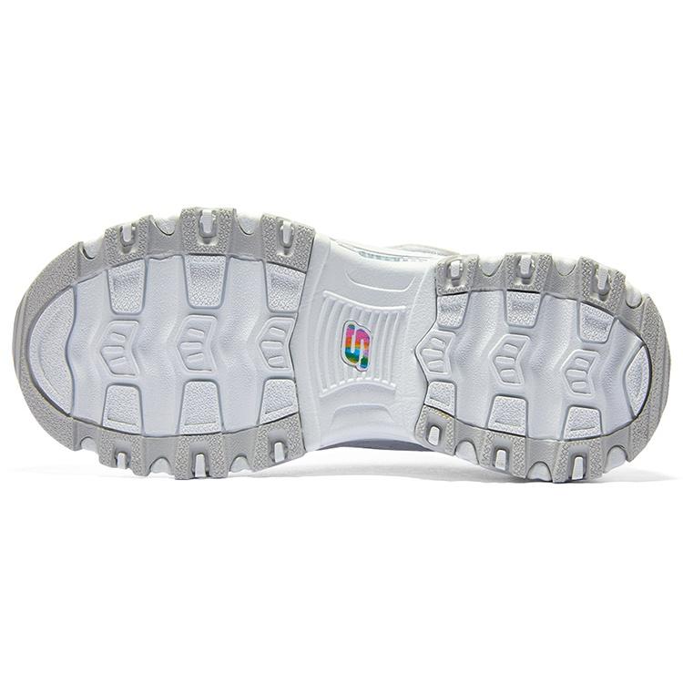 (GS) Skechers DLITES Low 'White Multi' Kids' 303905L-WMLT