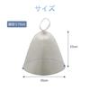 Samcos Sauna Hat 2-Color Set Wool Felt Towel Fabric Washable Sauna Cap with Handle Simple for Middle Long Hair Men Women White Gray Unisex